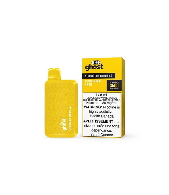 GHOST BOX 3500 PUFFS STRAWBERRY BANANA ICE