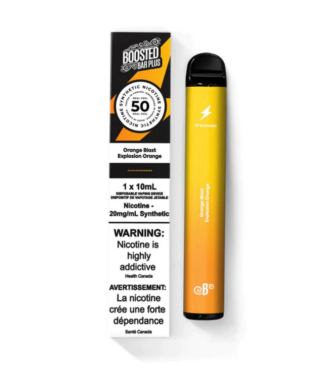 BOOSTED BAR PLUS 3000 PUFF ORANGE BLAST 20MG