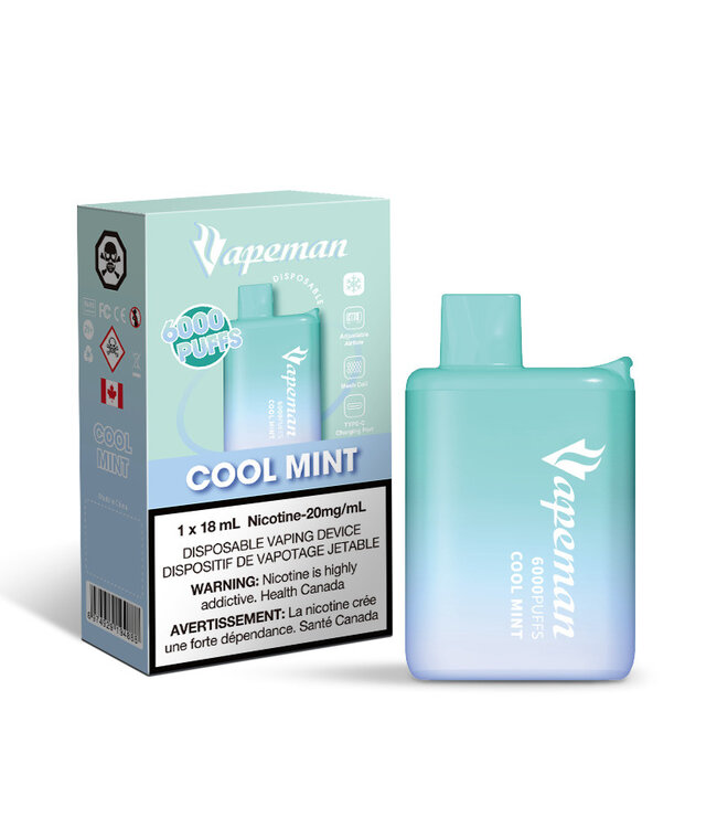 VAPEMAN 6000 COOL MINT