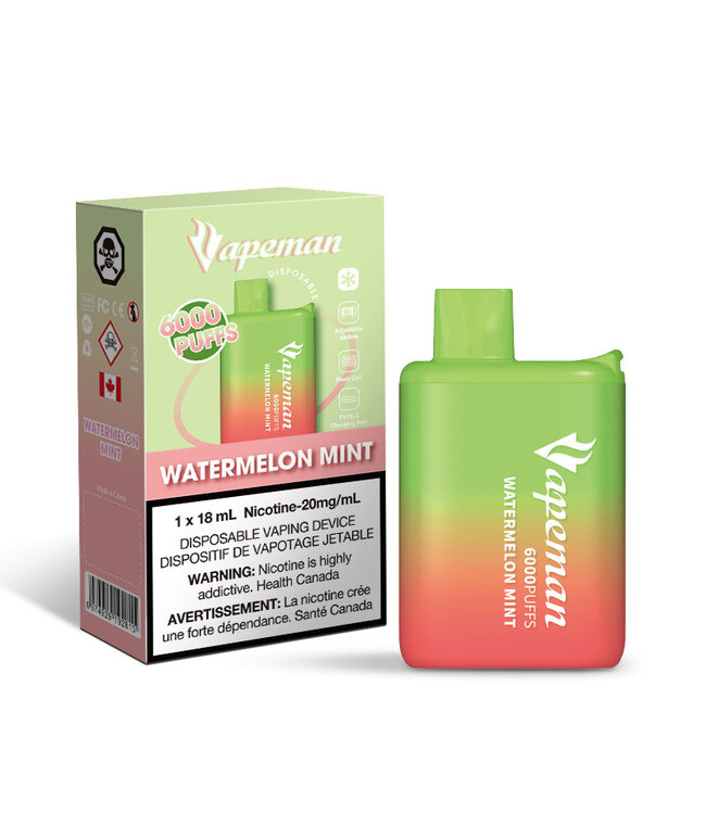 VAPEMAN 6000 WATERMELON MINT