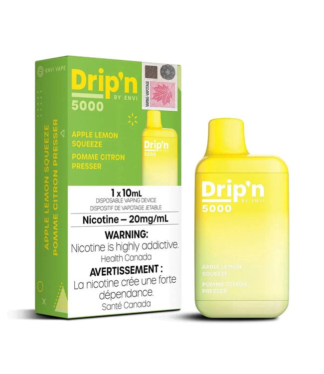 DRIP'N 5000 PUFFS APPLE LEMON SQUEEZE