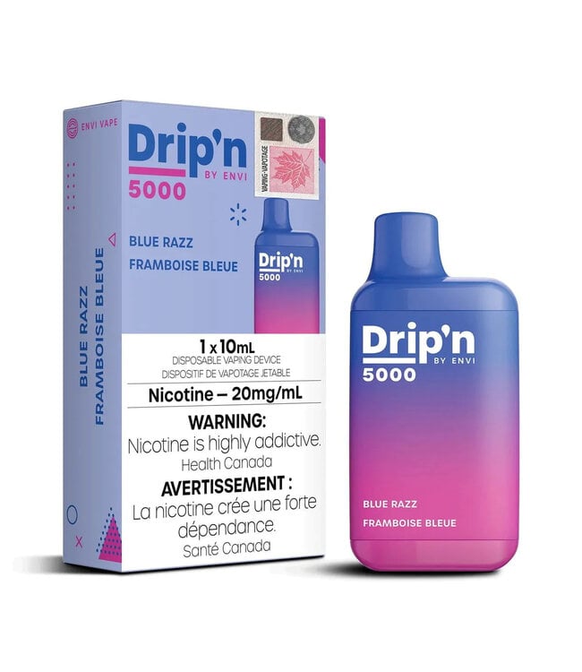 DRIP'N 5000 PUFFS BLUE RAZZ