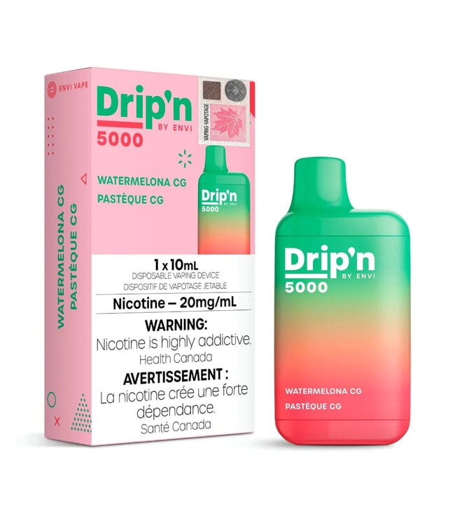 DRIP'N 5000 PUFFS WATERMELON CG