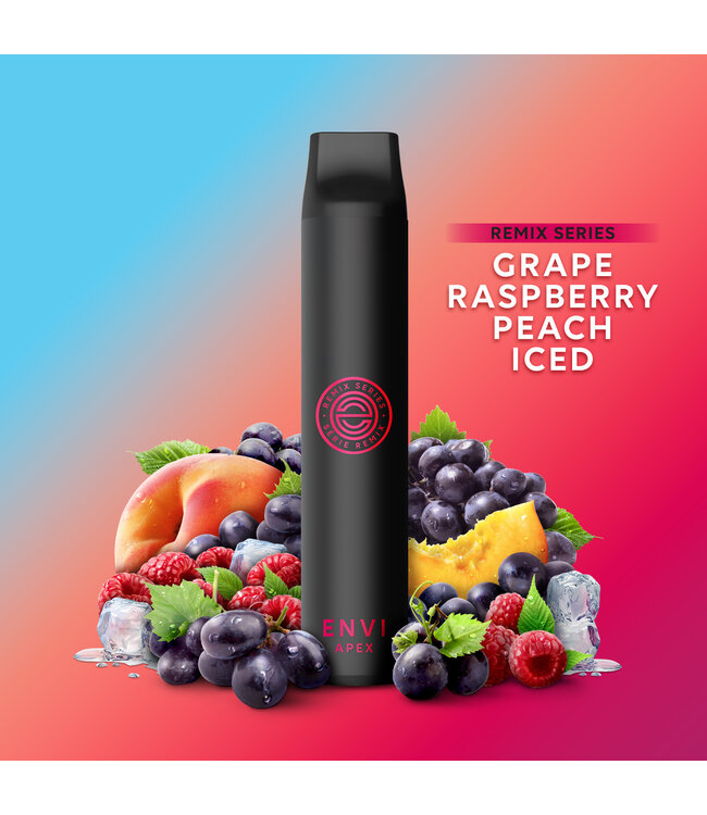 ENVI APEX SINGLE GRAPE RASPBERRY PEACH ICED 20MG single