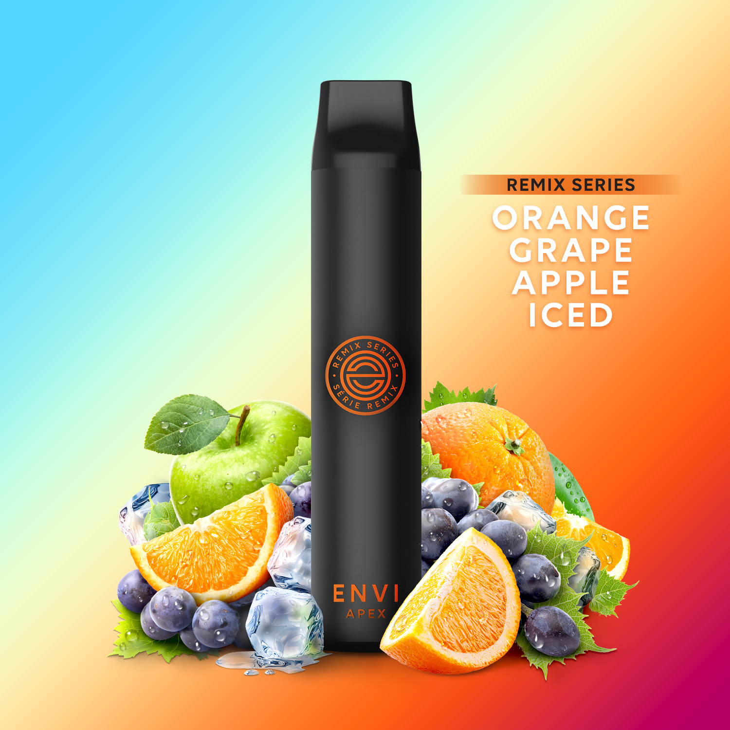 ENVI APEX SINGLE ORANGE GRAPE APPLE ICED 20MG single