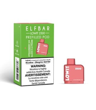 ELFBAR LOWIT 2500 PUFFS  STRAWBERRY ICE