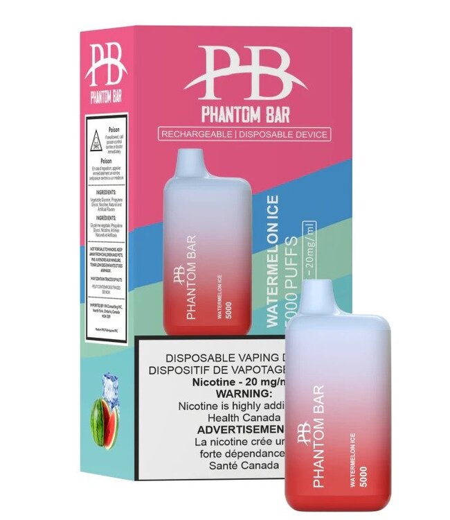 PHANTOM BAR 5000 PUFFS Watermelon ice