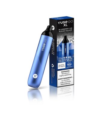 VUSE Vuse Go Xl 1500 Puffs  Blueberry Ice  20Mg Single