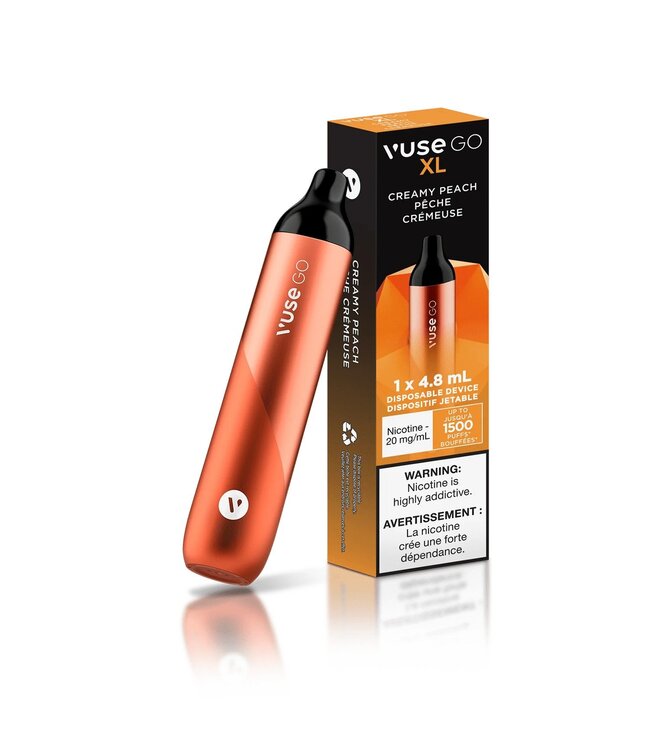 VUSE GO XL 1500 PUFFS CREAMY PEACH 20MG SINGLE