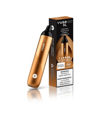 VUSE VUSE GO XL 1500 PUFFS CREAMY TOBACCO 20MG SINGLE