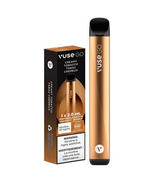 VUSE VUSE GO 500 PUFFS CREAMY TOBACCO 20MG SINGLE