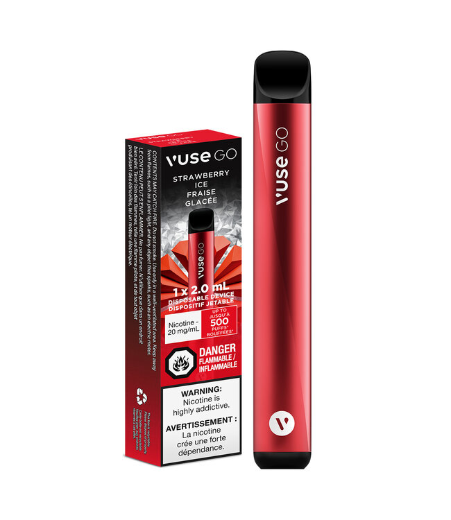 VUSE GO 500 PUFFS STRAWBERRY ICE 20MG SINGLE