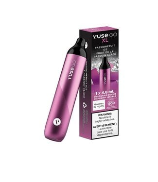 VUSE Vuse Go Xl 1500 Puffs Passionfruit Ice 20Mg Single