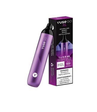 VUSE VUSE GO XL 1500 PUFFS  SPARKLING BERRY 20MG SINGLE