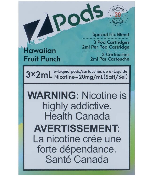 ZPOD-HAWAIIAN FRUIT PUNCH 20MG