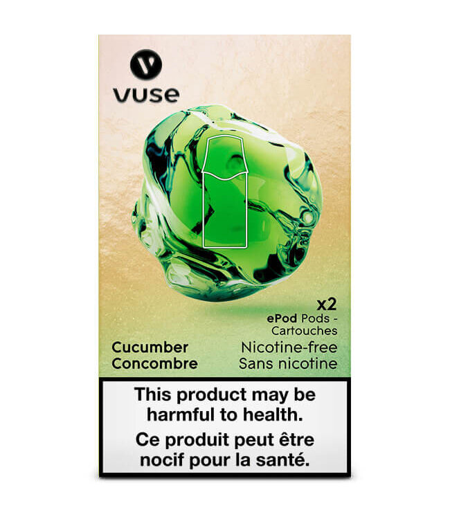 Vuse Epod-Cucumber Nicotine Free (2-Pods)