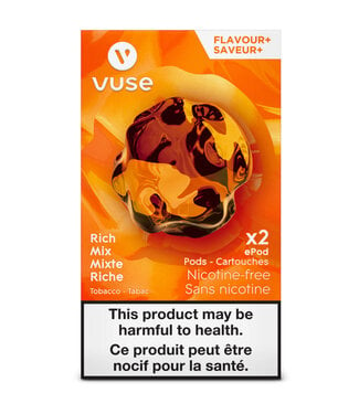 VUSE Vuse Epod-Rich Mix Flavour Plus Nicotine Free (2-Pods)