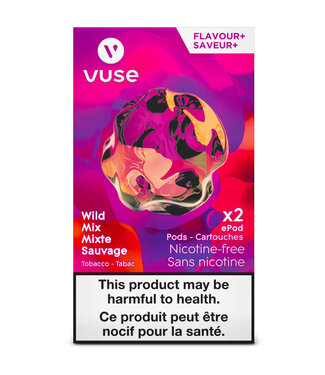 VUSE Vuse Epod-Wild Mix Flavour Plus Nicotine Free (2-Pods)