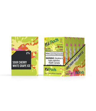 ZPOD ZPOD-SOUR CHERRY WHITE GRAPE ICE 20MG