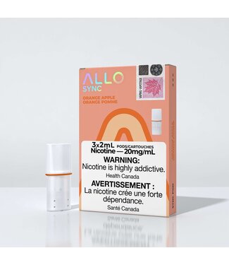 ALLO ALLO PODS ORANGE APPLE 20MG