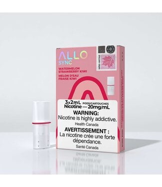 ALLO ALLO PODS WATERMELON STRAWBERRY KIWI 20MG