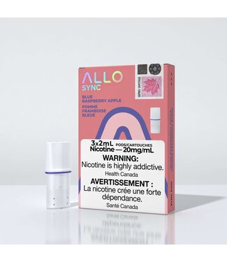 ALLO ALLO PODS BLUE RASPBERRY APPLE 20MG