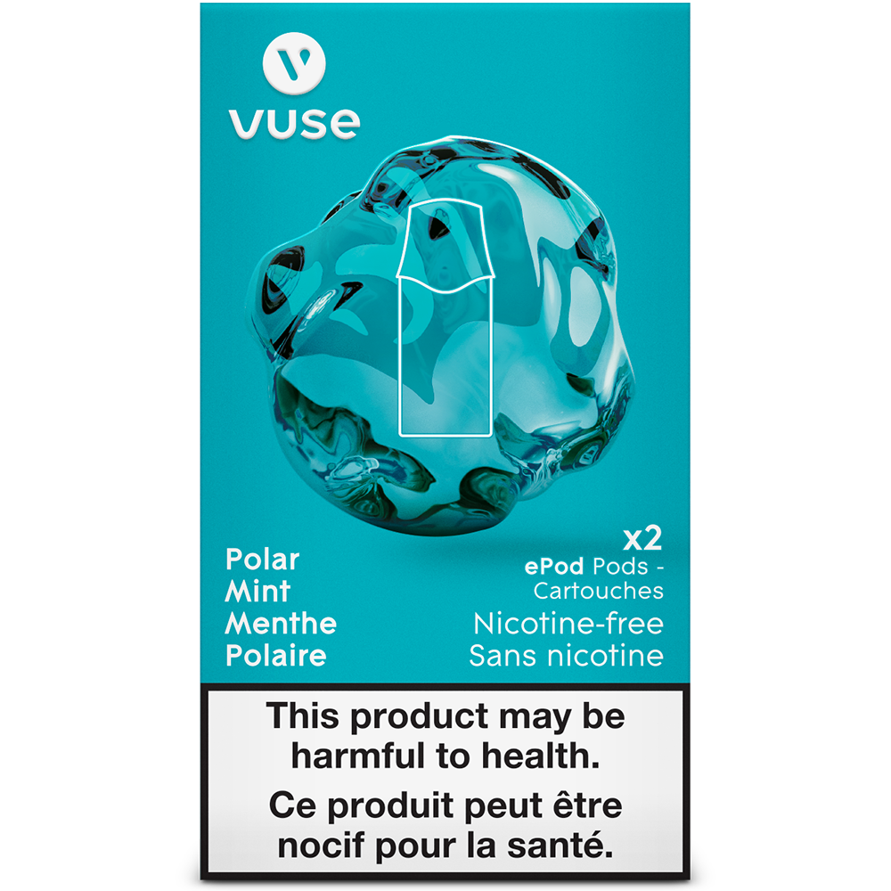 VUSE EPOD POLAR MINT NICOTINE FREE single