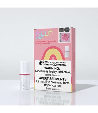 ALLO ALLO PODS STRAWBERRY BANANA 20MG