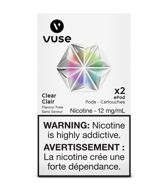 Vuse Epod-Clear 12Mg (2-Pods)