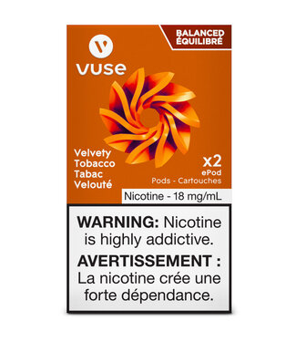 VUSE Vuse Epod-Velvety Tobacco Balanced 18Mg (2-Pods)