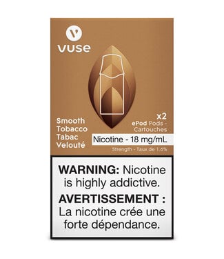 VUSE Vuse Epod-Smooth Tobacco 18Mg (2-Pods)