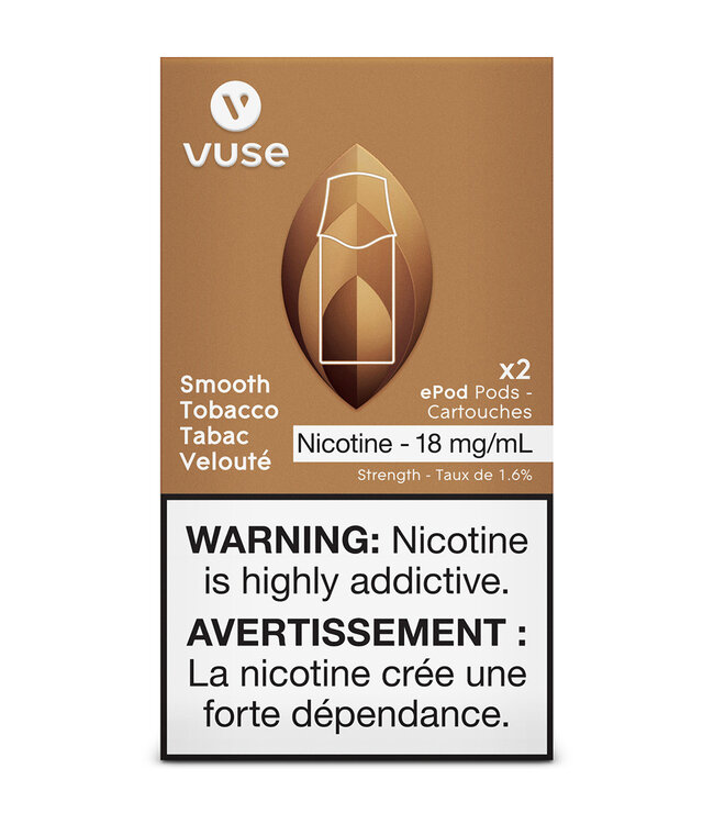 Vuse Epod-Smooth Tobacco 18Mg (2-Pods)