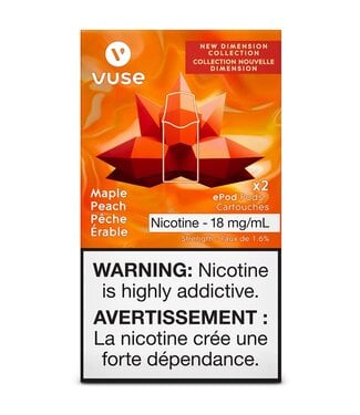 VUSE Vuse Epod-Maple Peach 18Mg (2-Pods)