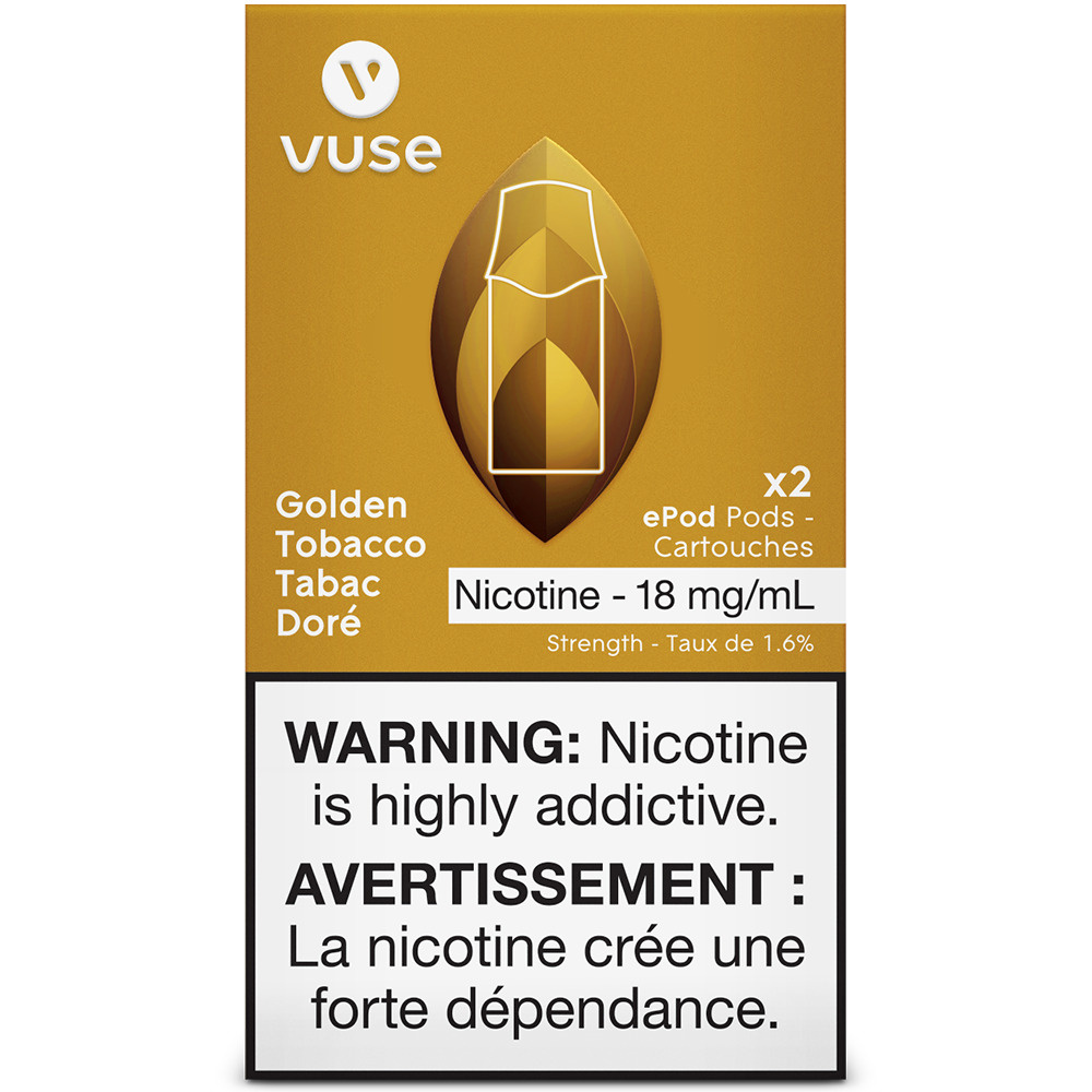 Vuse Epod Golden Tobacco 18Mg-2Pods