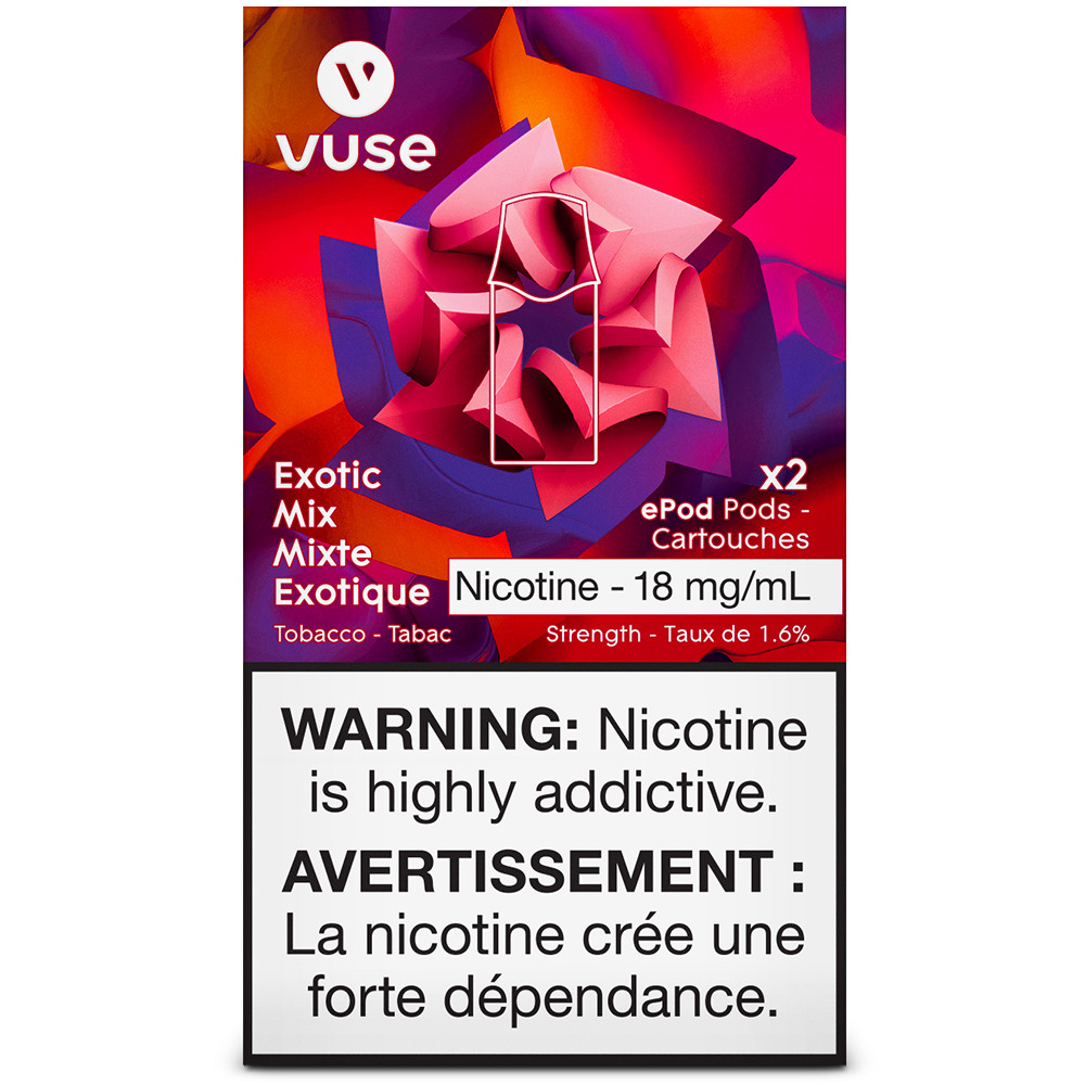 Vuse Epod Exotic Mix 18Mg-2Pods