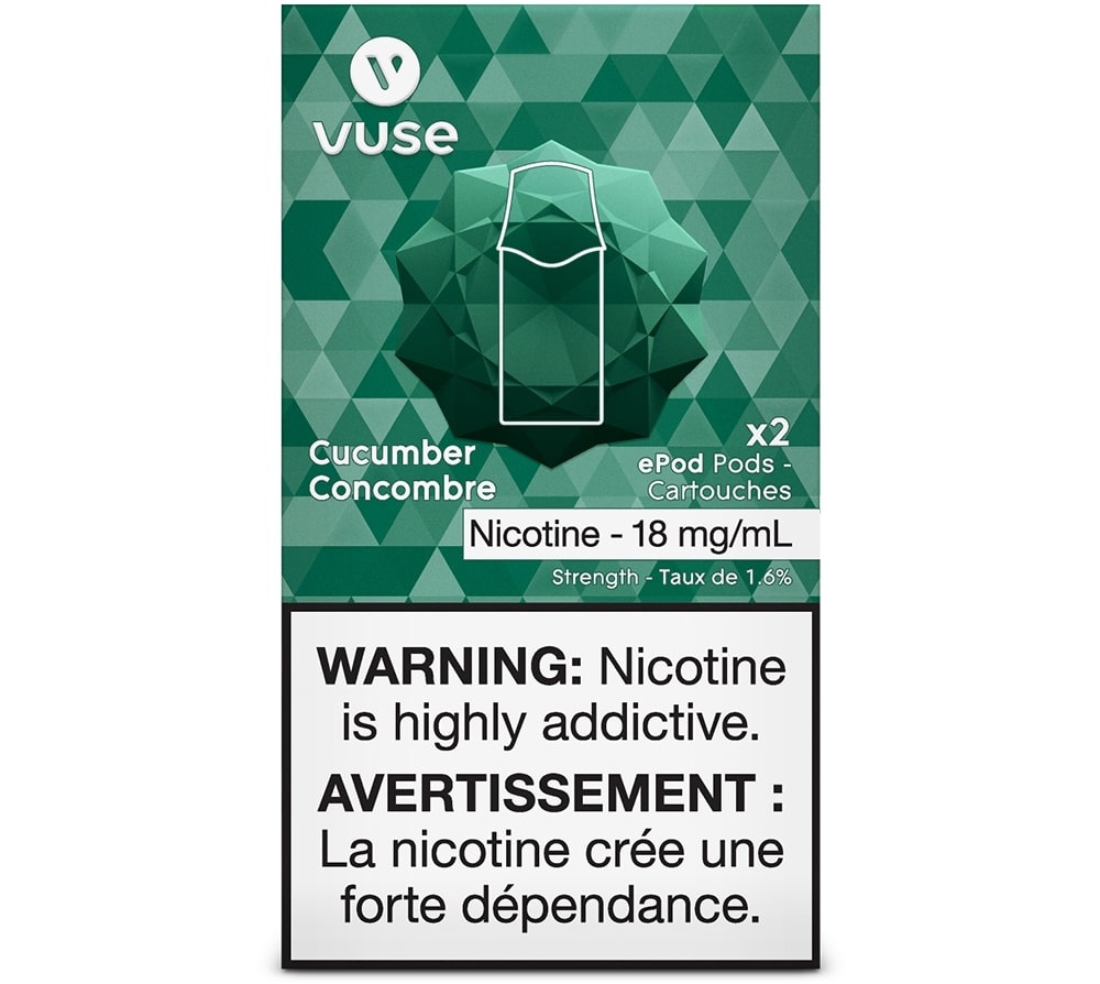 Vuse Epod-Cucumber 18Mg (2-Pods) - Lucky Vape