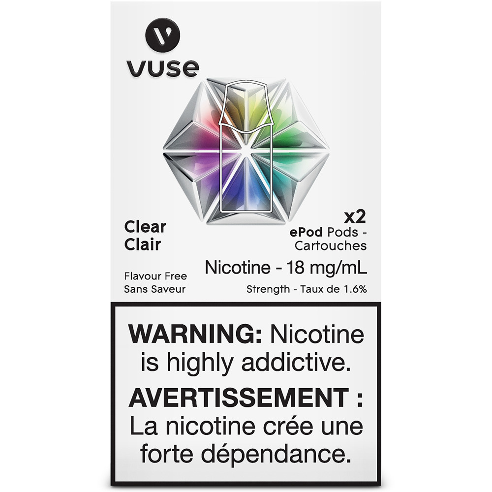 Vuse Epod Clear 18Mg-2Pods