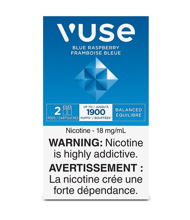 VUSE EPOD BLUERASPBERRY 18MG-2PODS