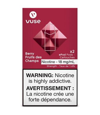 VUSE Vuse Epod Dark Cherry (Berry) 18Mg -2Pods