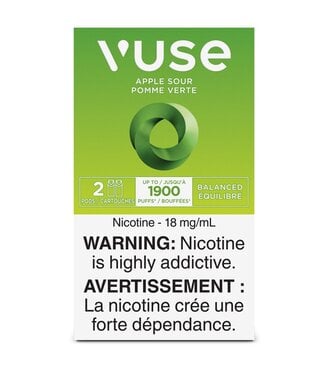 VUSE VUSE EPOD APPLE SOUR 18MG-2PODS