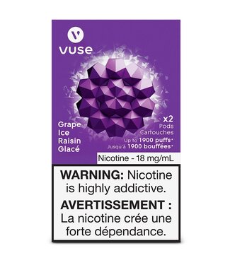 VUSE Vuse Epod-Grape Ice 18Mg (2-Pods)