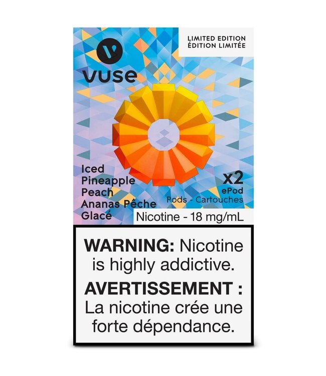 Vuse Epod-Iced Pineapple Peach 18mg (2-Pods)