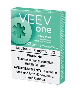 VEEV VEEV ONE PODS 20MG  BLUE MINT (MINTY MENTHOL)