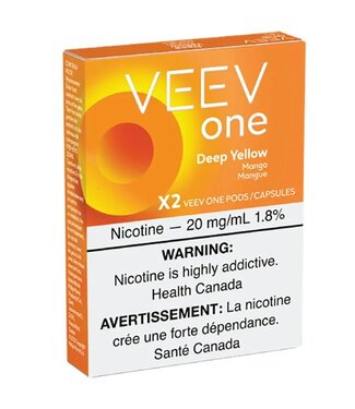 VEEV ONE PODS 20MG  DEEP YELLOW (MANGO)