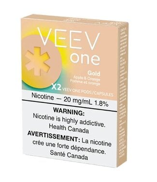 VEEV ONE PODS 20MG  GOLD(APPLE & ORANGE)