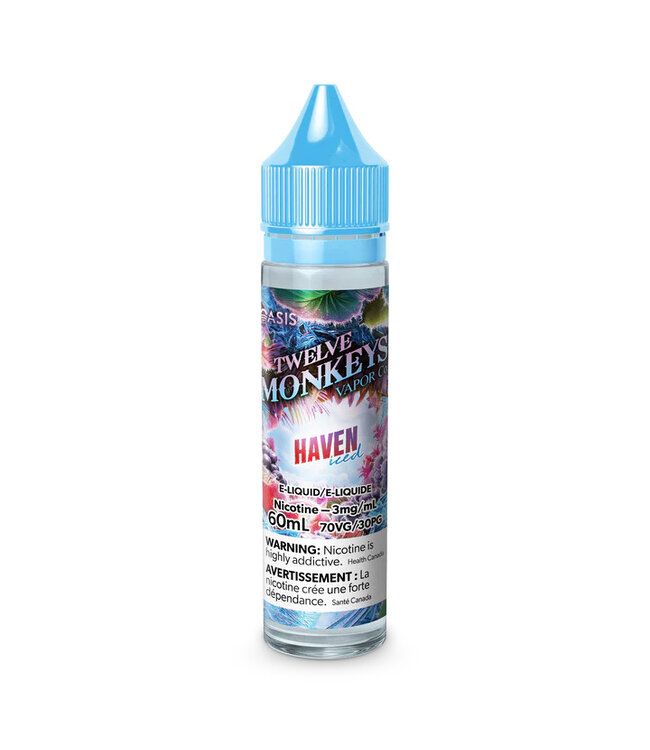 TWELVE MONKEY E-JUICE FREEBASE ICE AGE-60ML