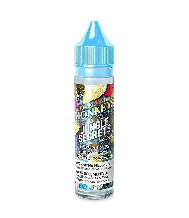 TWELVE MONKEY E-JUICE FREEBASE ICE AGE-60ML