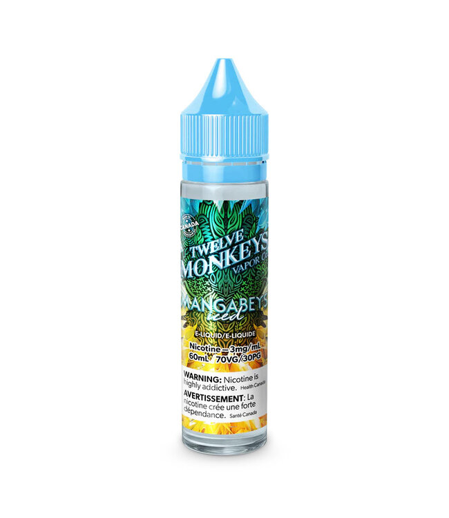 TWELVE MONKEY E-JUICE FREEBASE ICE AGE-60ML