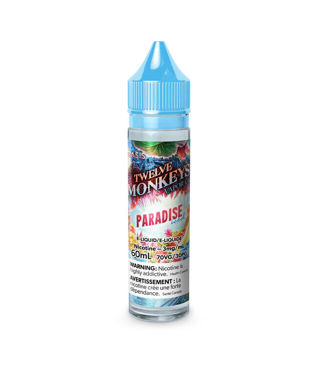 TWELVE MONKEY E-JUICE FREEBASE ICE AGE-60ML