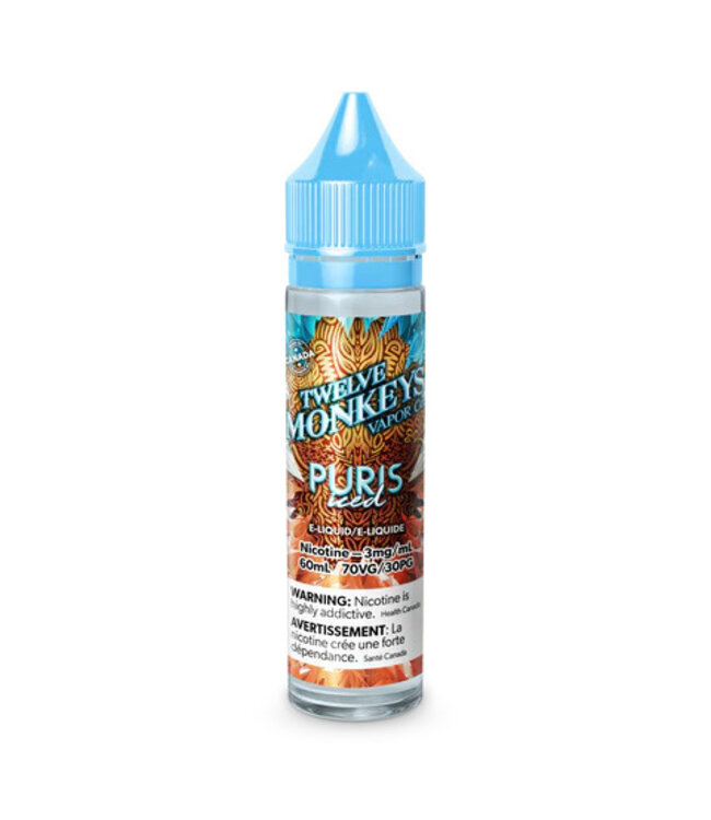 TWELVE MONKEY E-JUICE FREEBASE ICE AGE-60ML